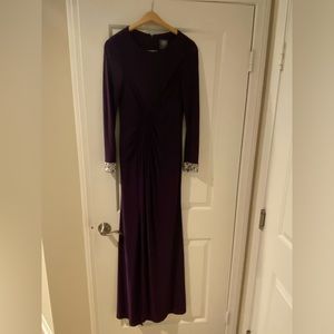 Maxi dress wine colored. Size 4